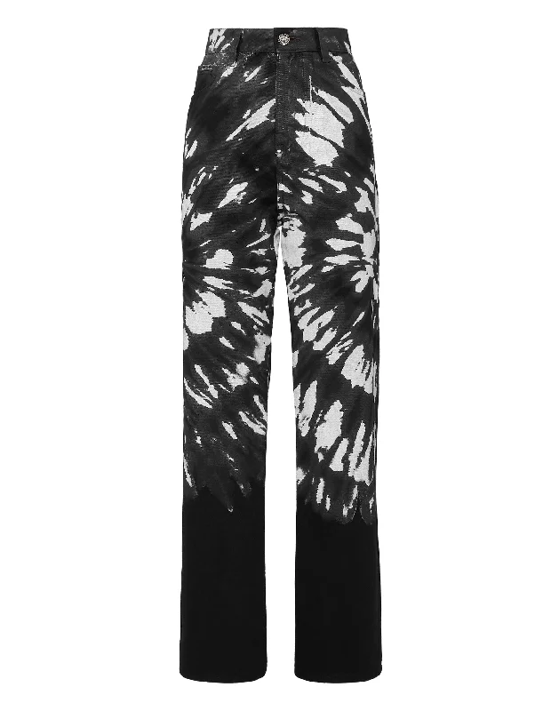 Year-End Sale Denim Super Loose Fit Tie dye