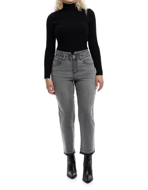 Mega Sale Vienna Relaxed Straight Leg Jean In Washed Black