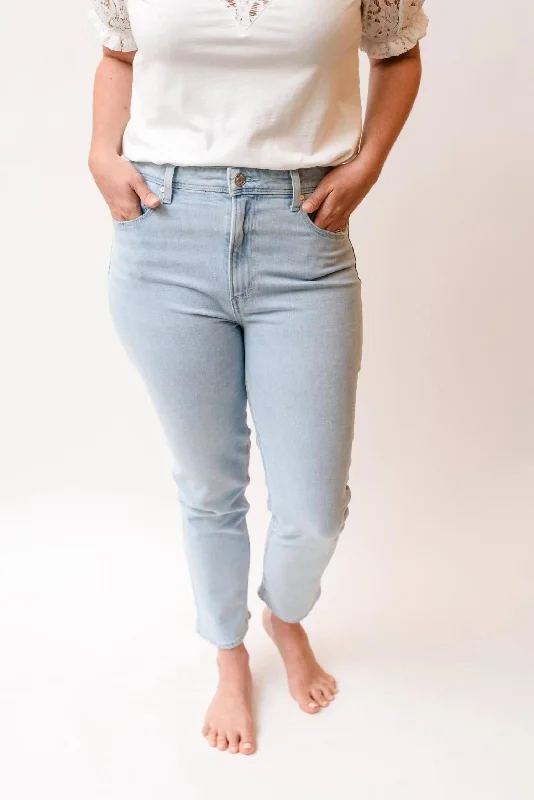 Quick Sale High Rise Slim Crop Pants In Sarah