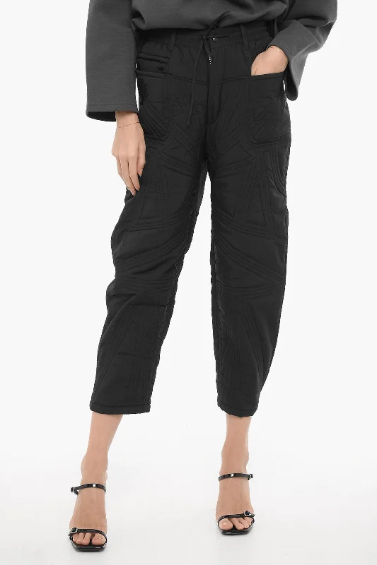 Limited Edition Y-3 by Yohji Yamamoto ADIDAS Quilted Nylon Pants with Belt Loops