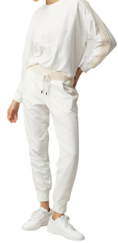 Stock Up and Save Davina Jogger Pants In Coconut Milk