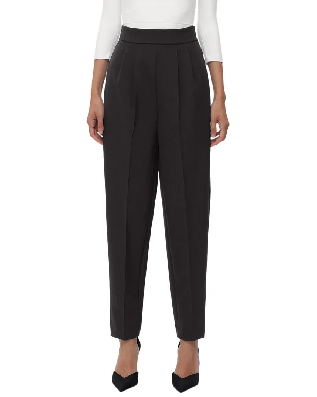 Weekend Special Hervé Léger High Waist Pleated Tapered Pant