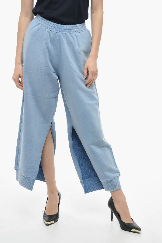 Markdowns Maison Margiela MM6 Brushed Cotton Swetpants with Opened Bottom