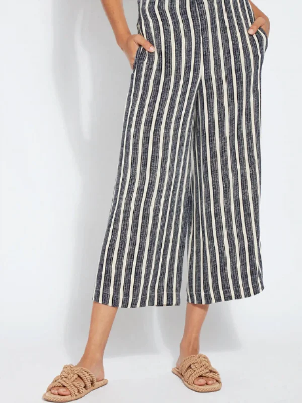 Weekend Offers You Can't Ignore Wide Crop Leg Pants In Marine