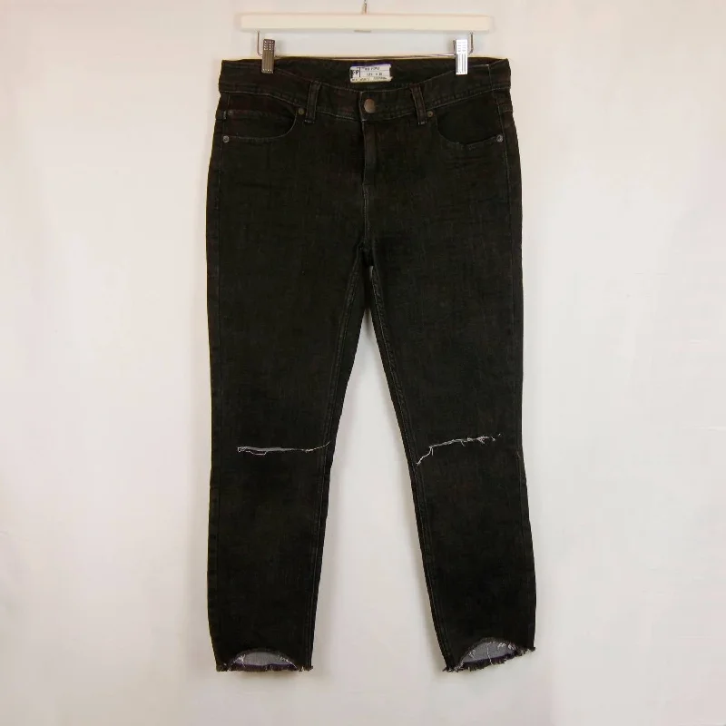 Grand Opening Sale Destroyed Skinny Jeans In Black