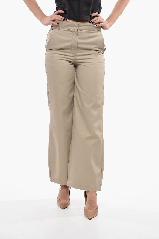 Big Discounts Palm Angels High-Waisted Straight-Fit Pants