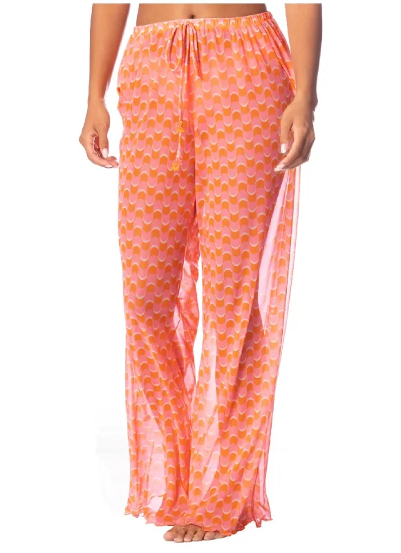 Savings Bonanza Geo Waves Blair Pants In Orange