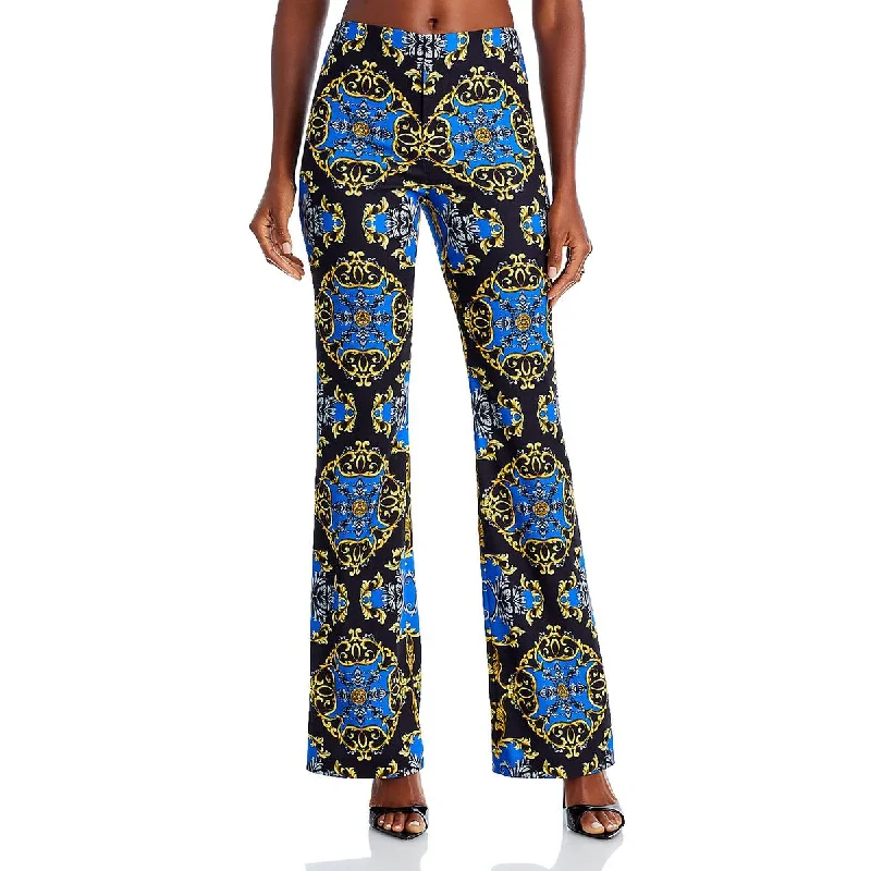 Instant Discount Womens Aztec Print Casual Wide Leg Pants