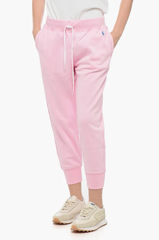 Deal Frenzy Polo Ralph Lauren Fleece Cotton Blend Sweatpants with Cuffs