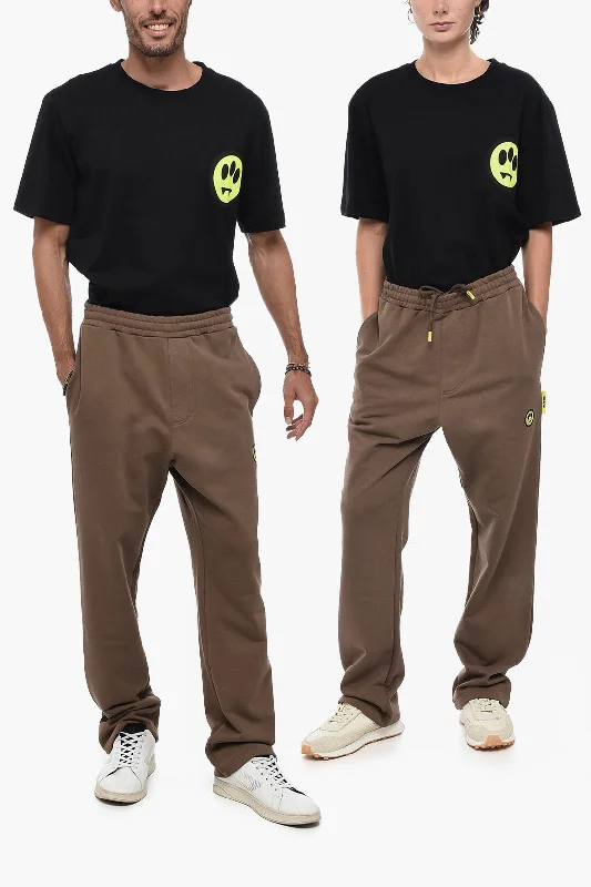 Limited Availability Barrow Brushed Cotton UNISEX Joggers with Contrasting Logo