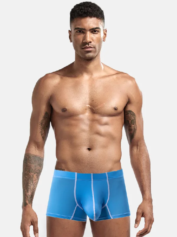 Don't Wait 3 Pack Men's Large Pouch Contrast Binding Trunks