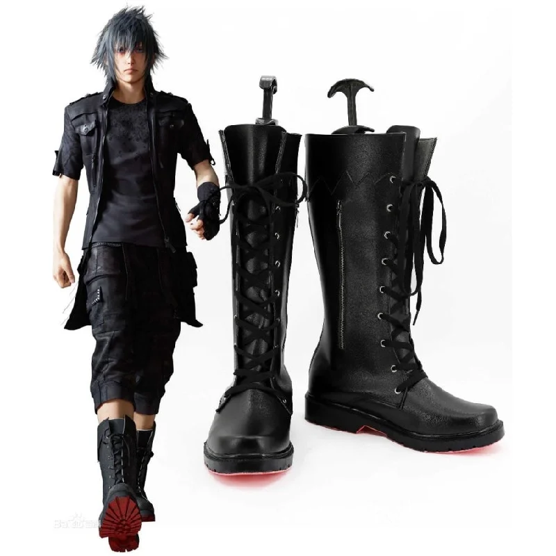 Mega Sale Adult FF XV FF15 Noctis Lucis Caelum Noct Cosplay Costumes Shoes Boots For Men C07045 Mega Sale Adult FF XV FF15 Noctis Lucis Caelum Noct Cosplay Costumes Shoes Boots For Men C07045