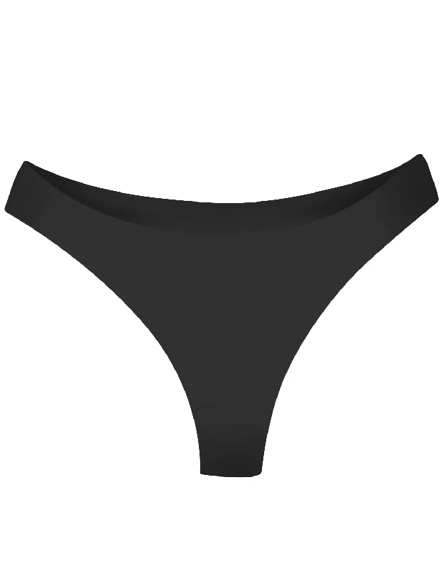 Year-End Clearance AiraModal™ All-Black Mid-Rise Thong