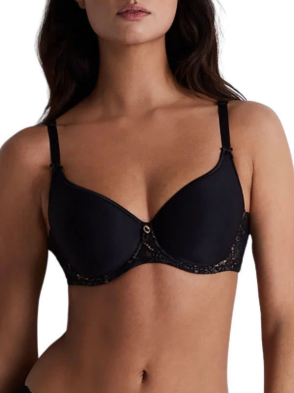 Special Savings Rosessence Care Spacer T-Shirt Bra - Black