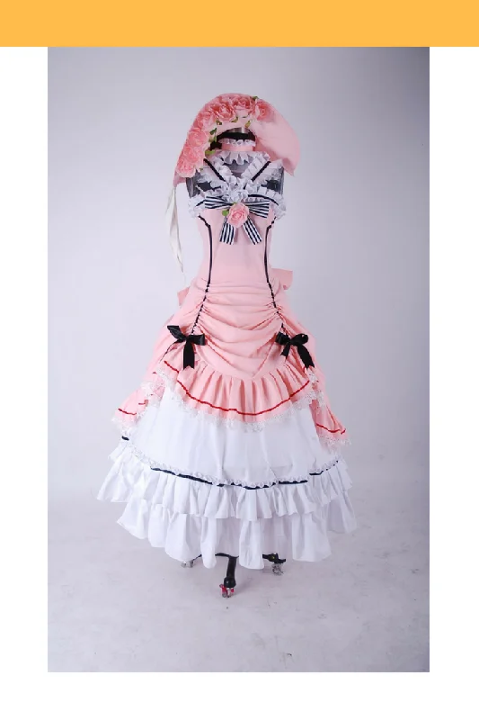 Big Savings Black Butler Kuroshitsuji Ciel Satin Pink Cosplay Costume