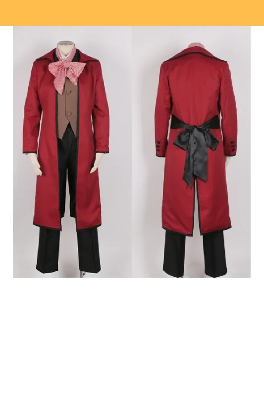Early Bird Black Butler Kuroshitusji Grell Sutcliff Cosplay Costume