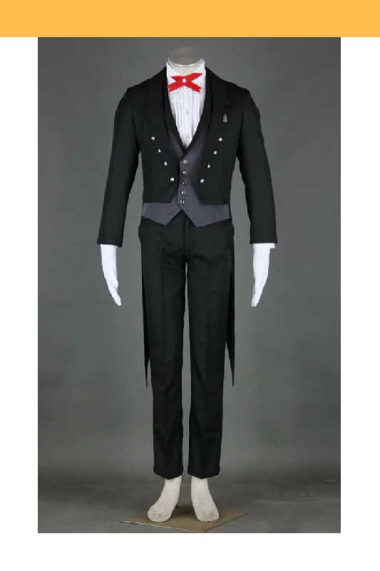 Hurry Up Black Butler Kuroshitusji Sebastian S2 Cosplay Costume