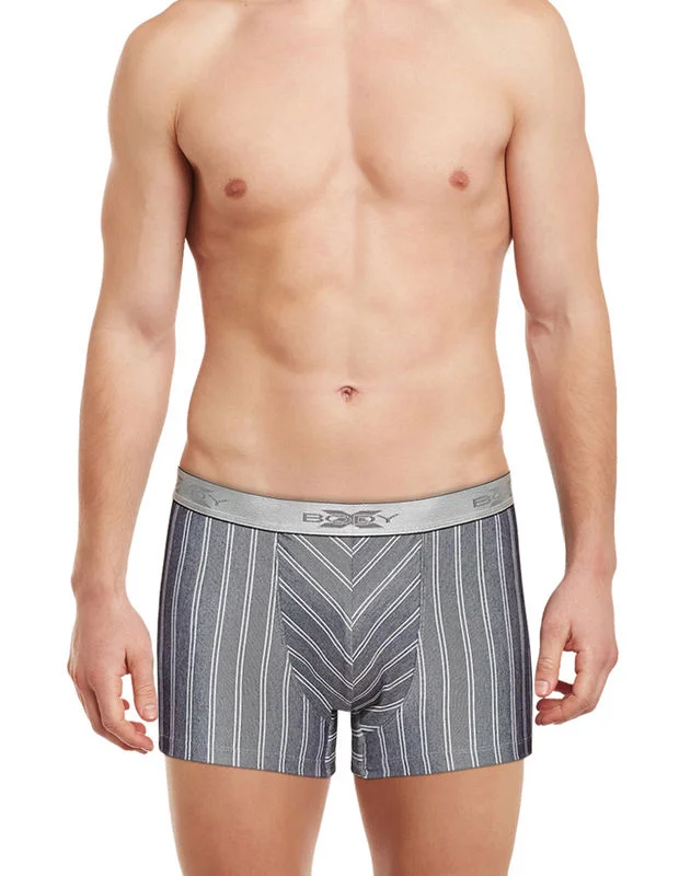 Weekend Specials Just for You BodyX Striped Trunks-BX27T-White