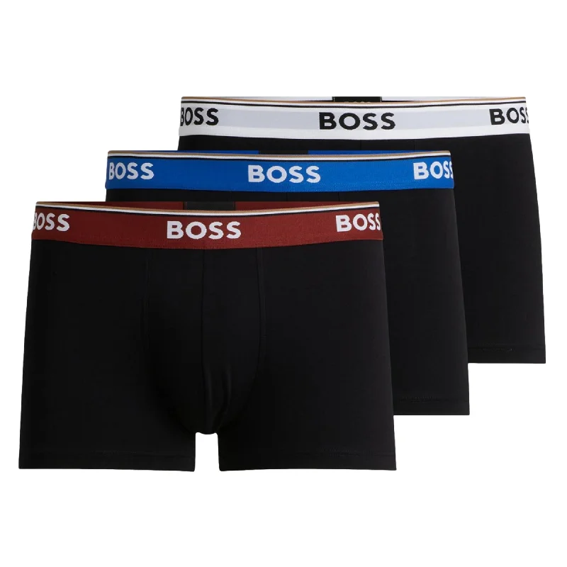 Today’s Deal BOSS Power Trunk 3 Pack - Red/Blue/White Waistbands