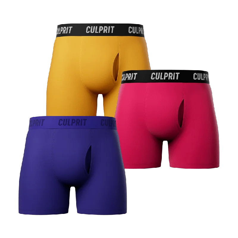 Quick Sale Boxer Brief w/ fly N°3 Bundle 3-Pack