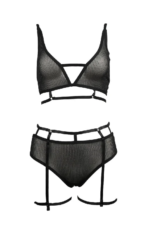 Flash Deals Breakaway Bra Set- Black