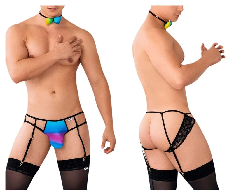 Lowest Prices CandyMan 99630 Garter Jockstrap Color Rainbow