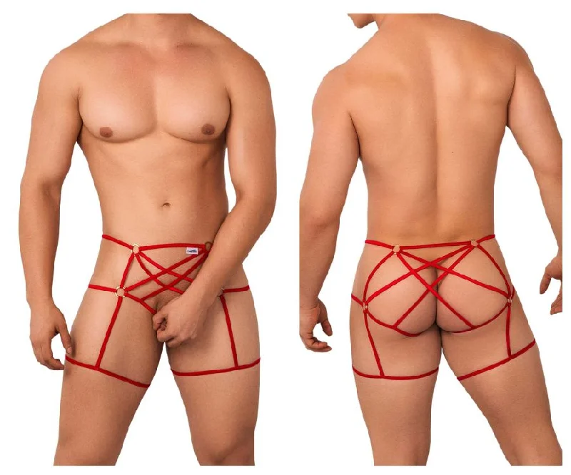 Crazy Savings CandyMan 99646 Cage Jockstrap Color Red