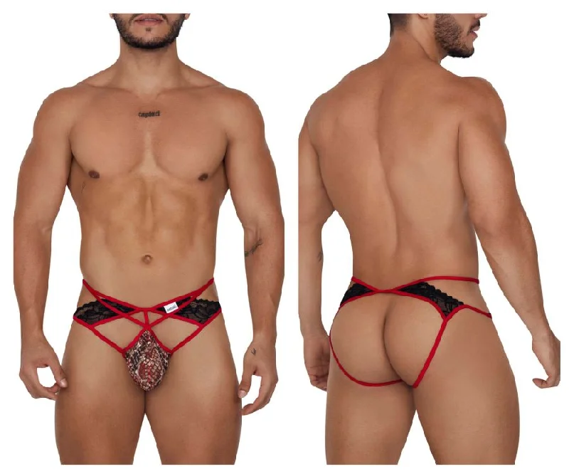 Exclusive Preview CandyMan 99663 Lace Jockstrap Color Red-Print