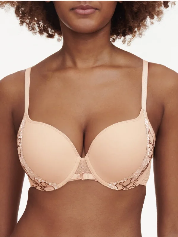 Seasonal Sale Spice Covering T-Shirt Bra - Clay Nude/Black