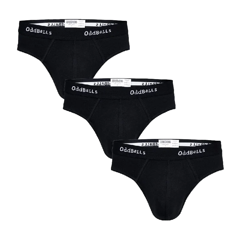 Limited Time Classic Black Bundle - Mens Briefs 3 Pack Bundle