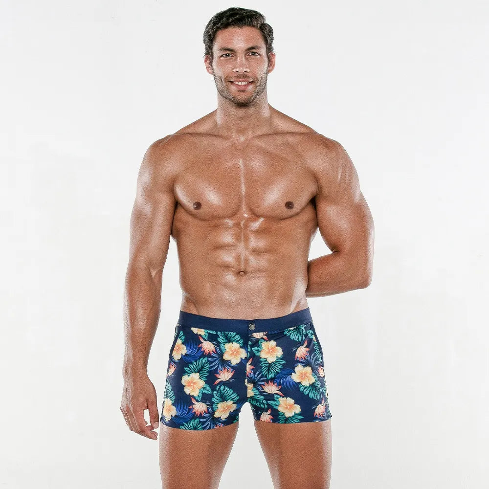 Limited Offer Code 22 Marbella 2.5" swim boxer trunk 23044