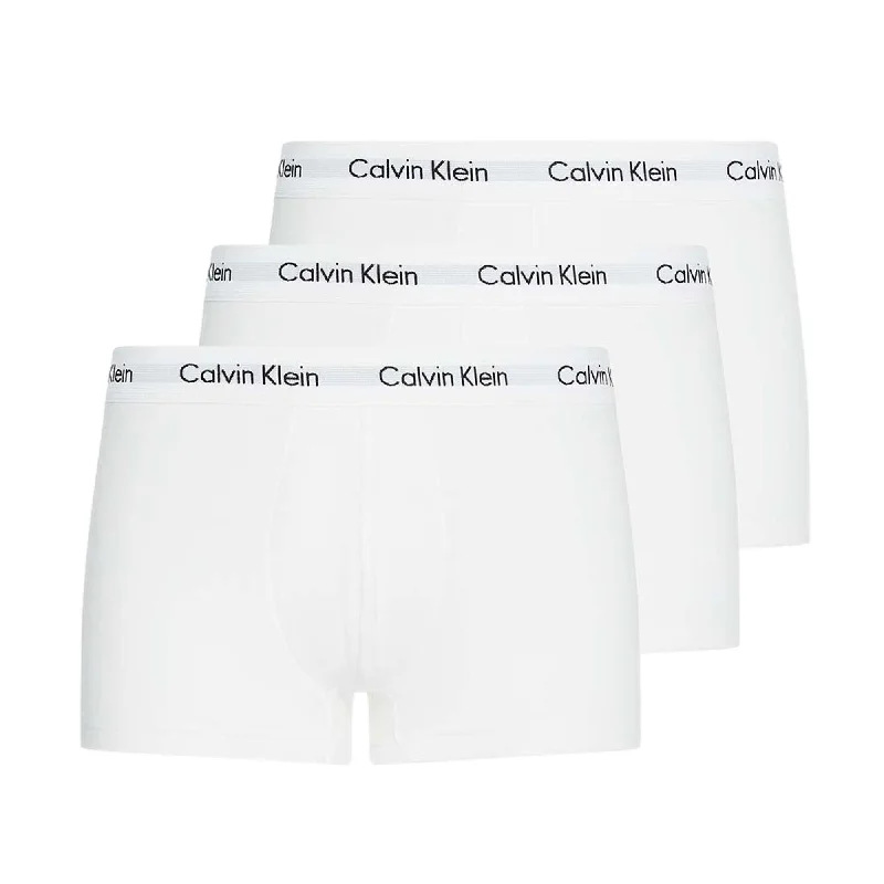 Low Prices Calvin Klein 3 Pack Cotton Stretch Low Rise Trunks - White