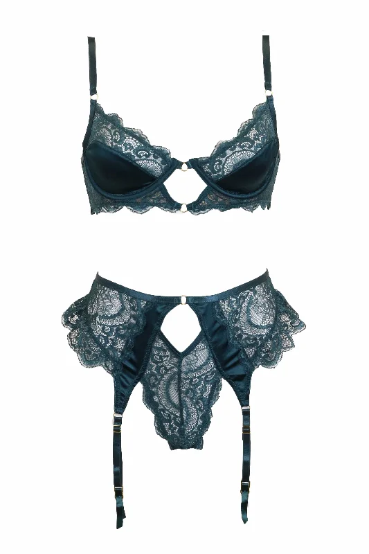 Unmissable Offer Diana Satin 2 Piece Set - Teal