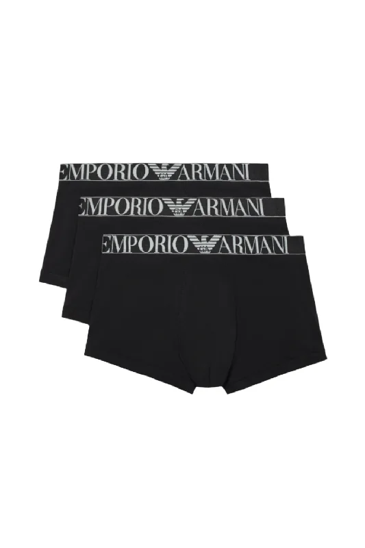Weekend Savings Galore Emporio Armani 3 Pack Men's Cotton Stretch Trunk