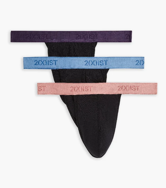 Value Pack Essential Cotton Y-Back Thong 3-Pack