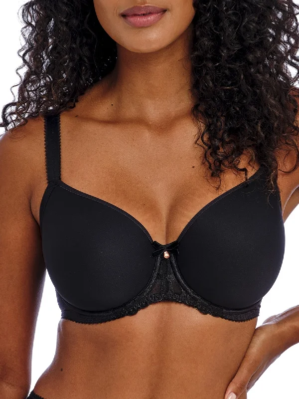 Year-End Clearance Loveland Moulded Spacer Bra - Bombshell Black