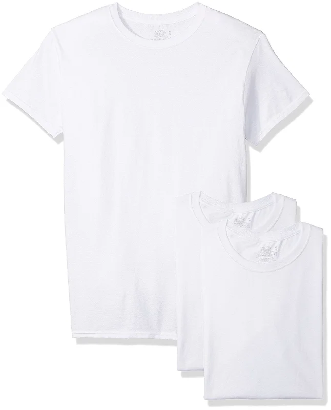 Final Offer Fruit of the Loom Mens 3-Pack Breathable Cooling Cotton Crew Undershirts
