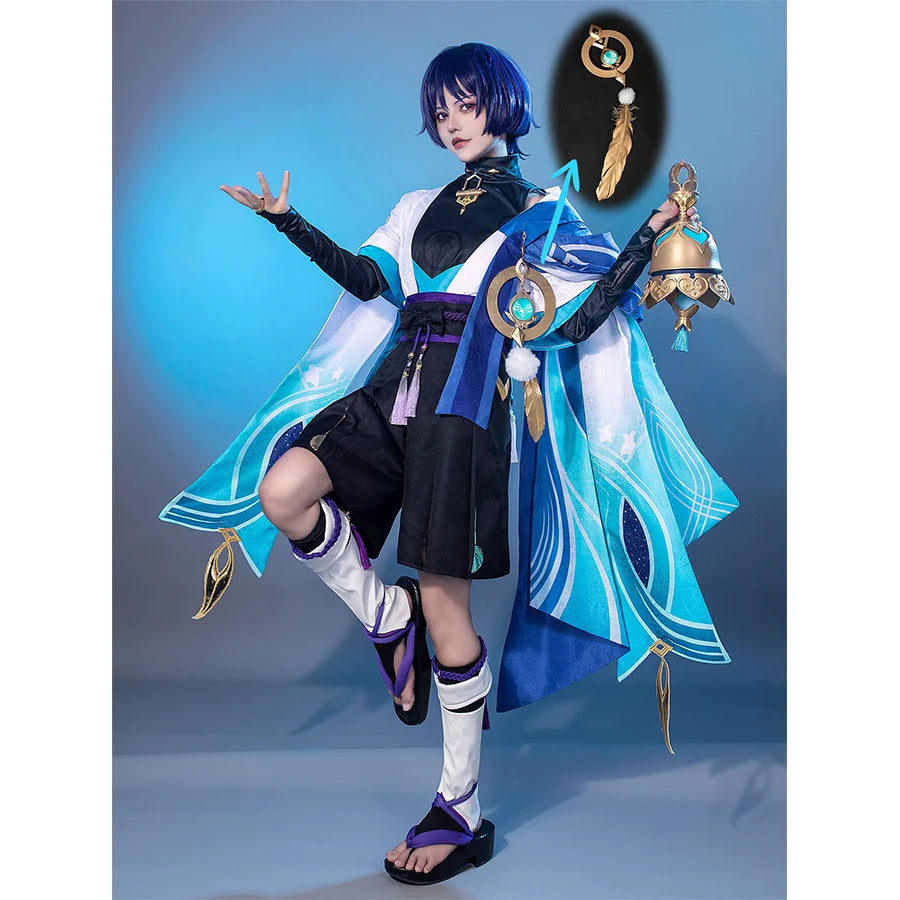 Discount Deals Genshin Impact Scaramouche Wanderer Cosplay Costume C07166  AA