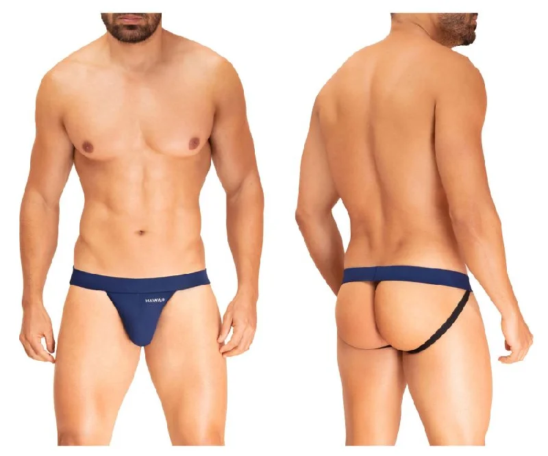 Quick Sale HAWAI 42296 Microfiber Jockstrap Color Dark Blue
