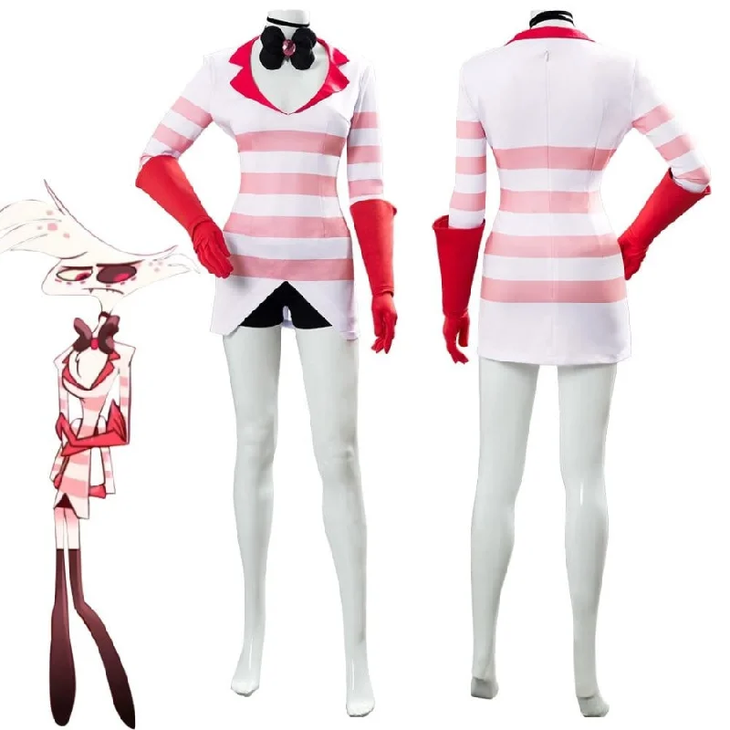 Big Discounts Hazbin Hotel Angel Dust Cosplay Costume mp005722