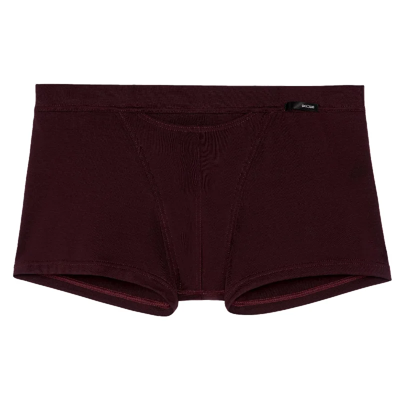 Weekend Discounts to Enjoy Hom Tencel Soft Boxer Brief - Bordeaux