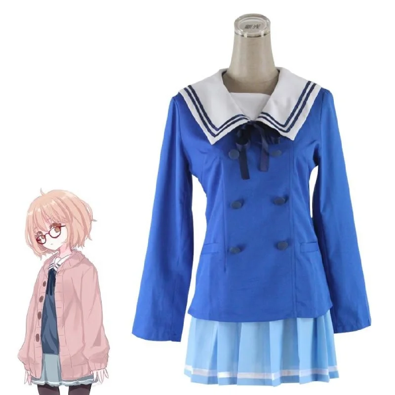 Fantastic Deals Kyokai no Kanata Beyond the Boundary Kuriyama Mirai Cosplay Costume