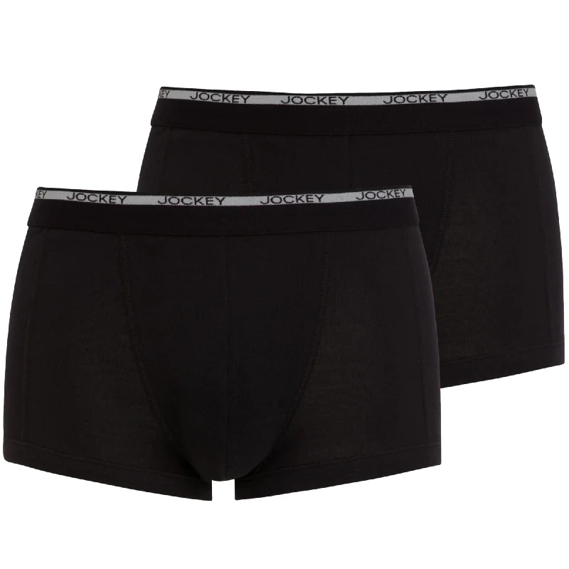 Weekend Shopping Made Better Jockey Modern Classic Short Trunk 2 Pack - Black