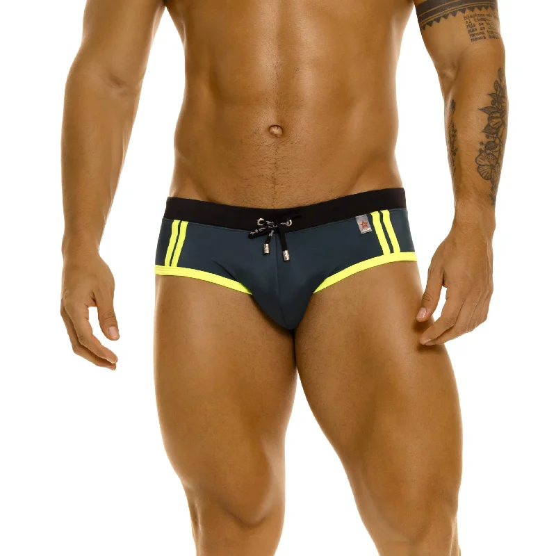 Super Bargain JOR Maui swim brief green