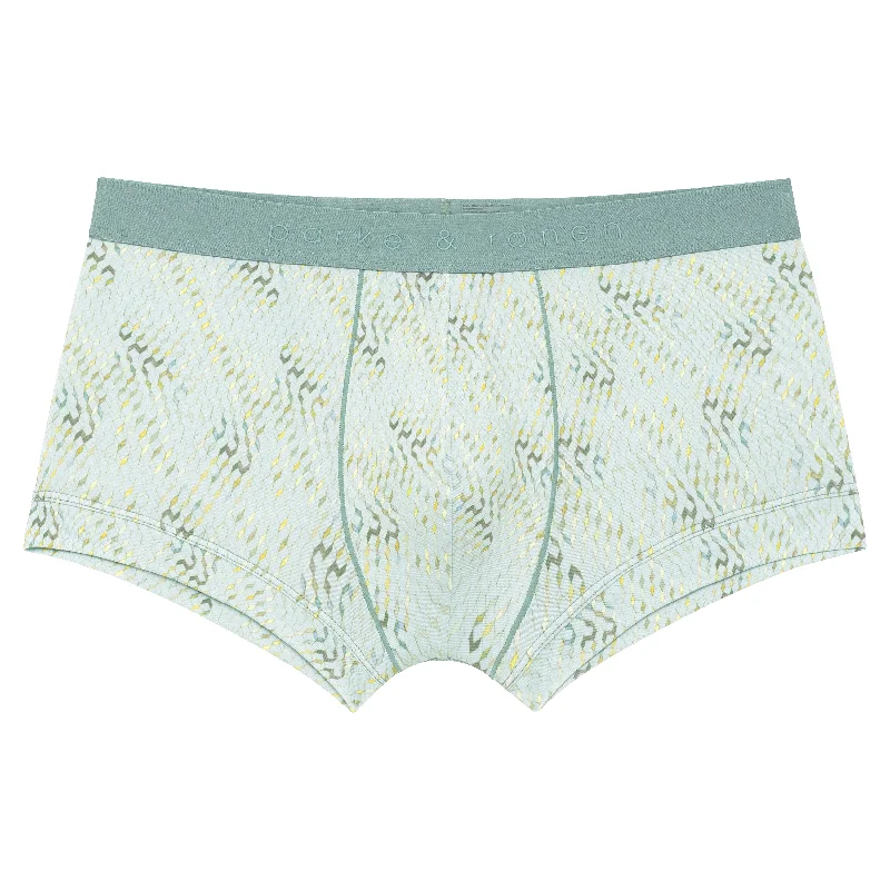 Weekend Special NEW ARRIVAL- Klee Aqua Printed Low Rise Trunk
