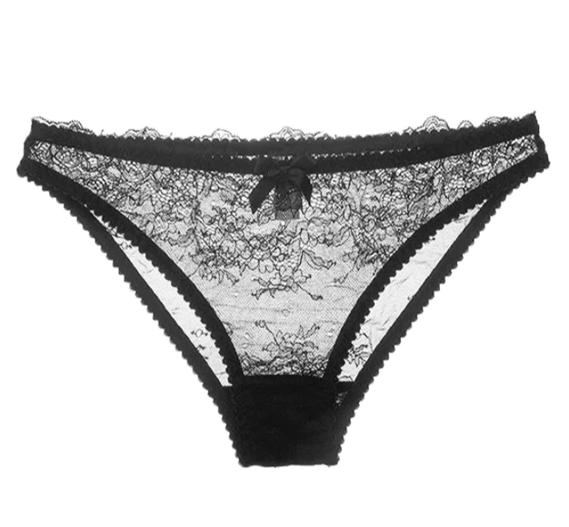 Fantastic Deals Kyoto Black Chantilly Lace  Brief