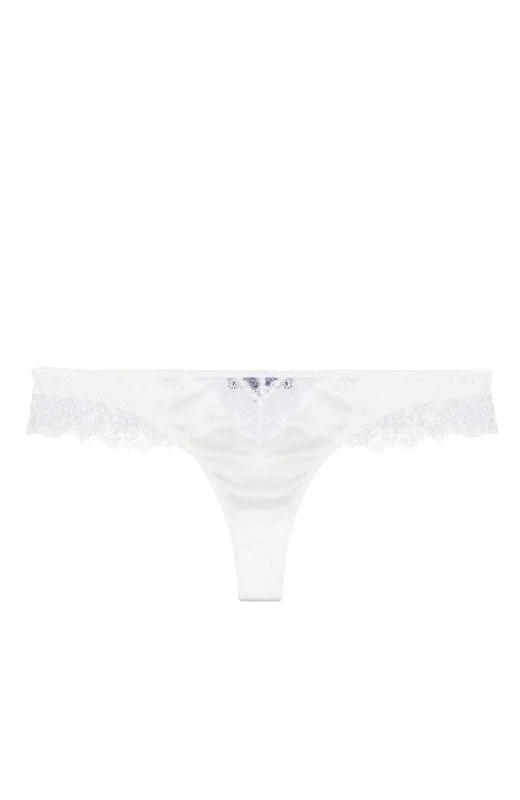 Time-Sensitive Lace Inset Thong