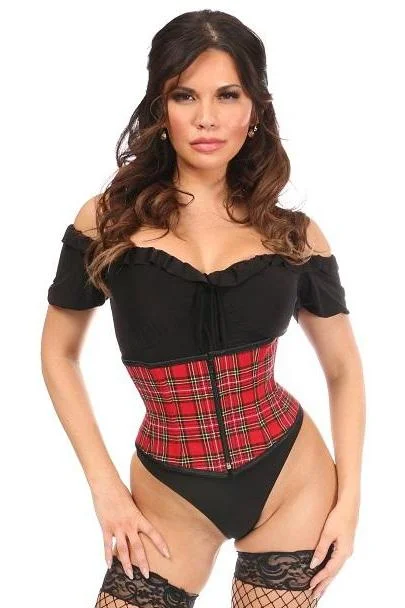 Weekend Bargains to Snag Plaid Mini Cincher