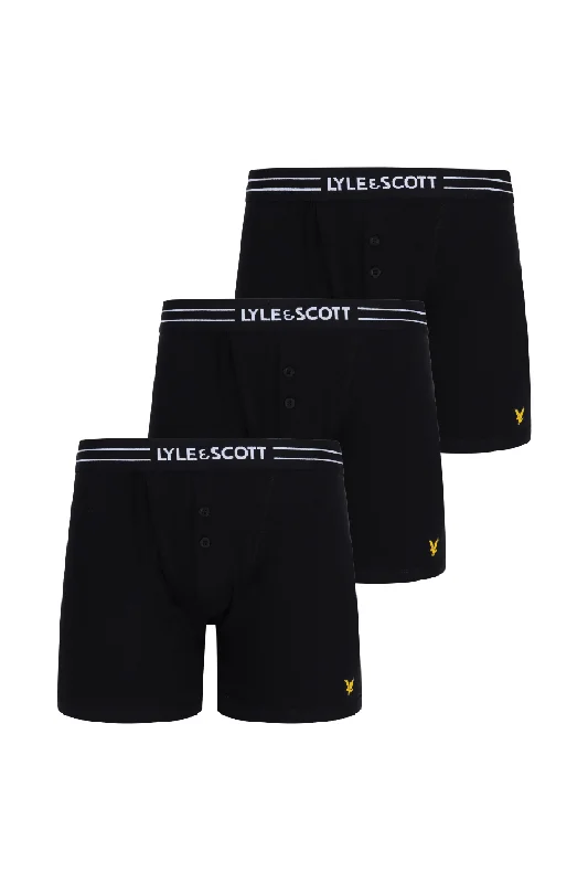 Weekend Offers That Dazzle Lyle & Scott Lewis 3 Pack Men's Button Fly Trunks