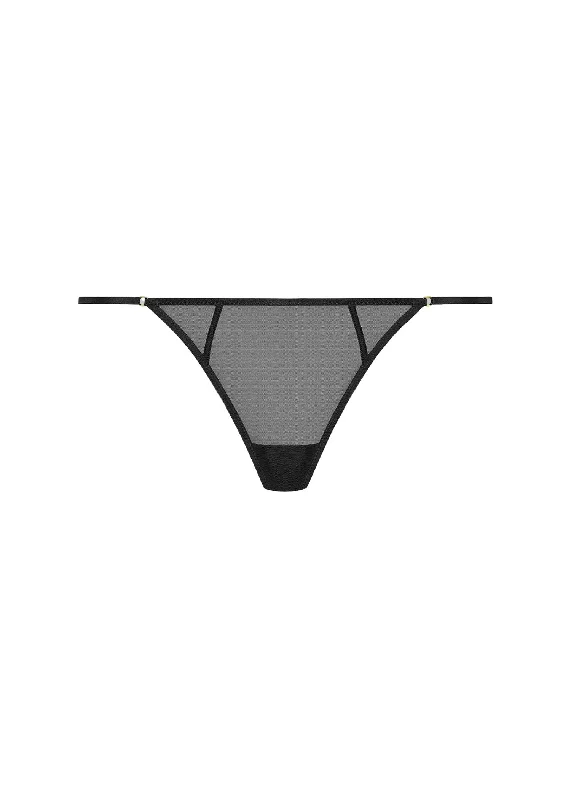 Weekend Price Cuts Galore L'Amoureuse Mini Thong (Black)